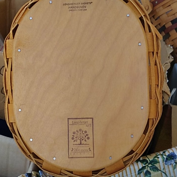 โ๏ธ Longaberger 1996 Woven Traditions Cracker Basket. EVC - Picture 2 of 16